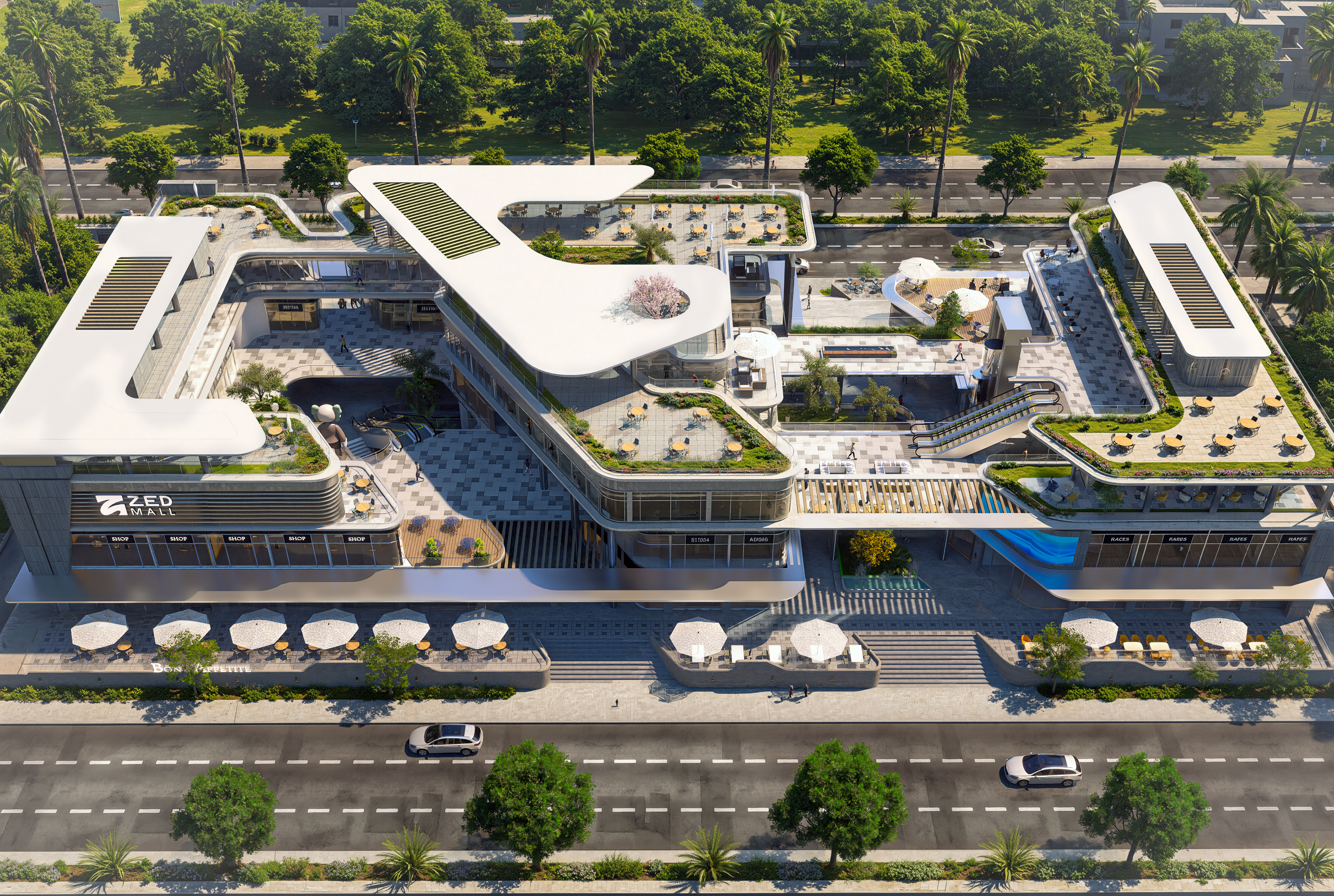 ZED Mall exterior